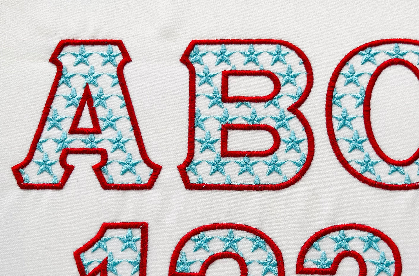 Star Patterned Sororities Greek Font