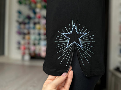 Sparkling Star Split Side Seam Cutout