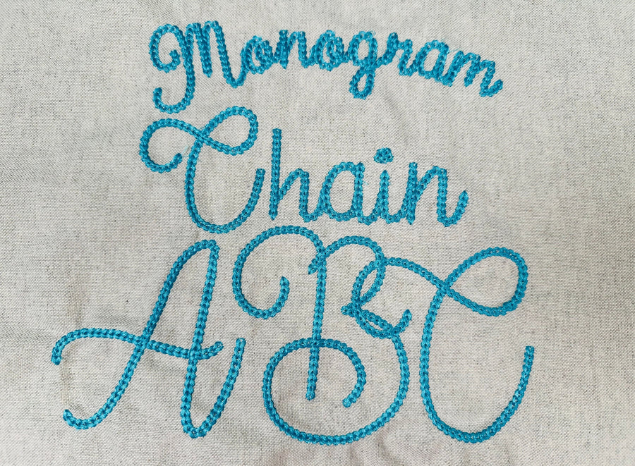 Bold Dense Chain Stitch Handwritten Font