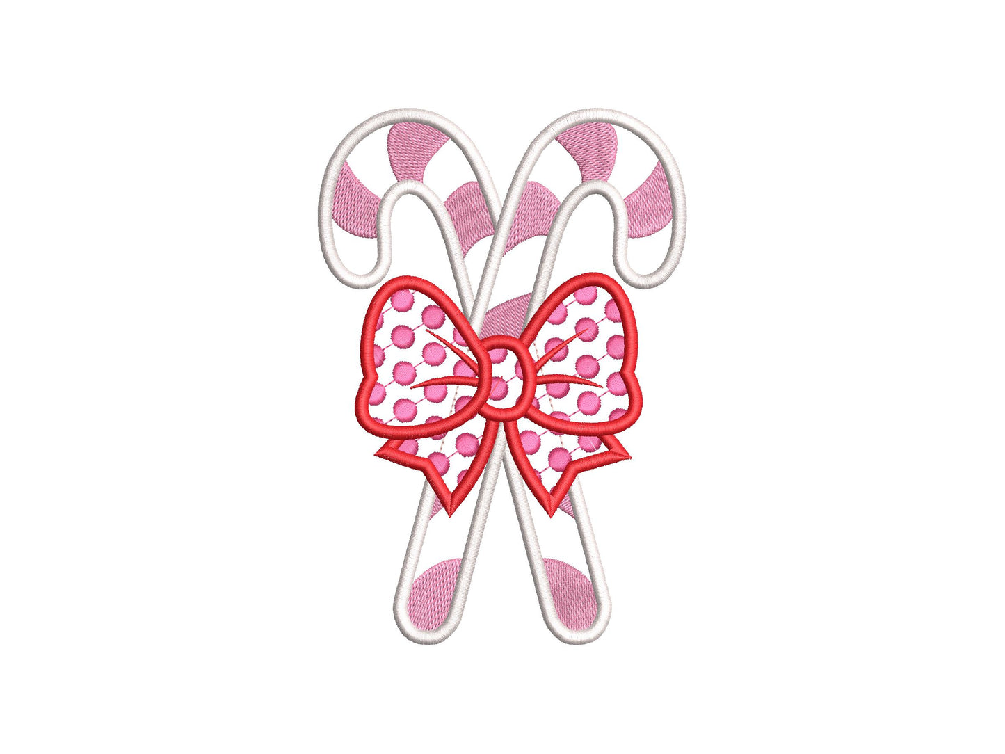 Christmas Candy Side Bow