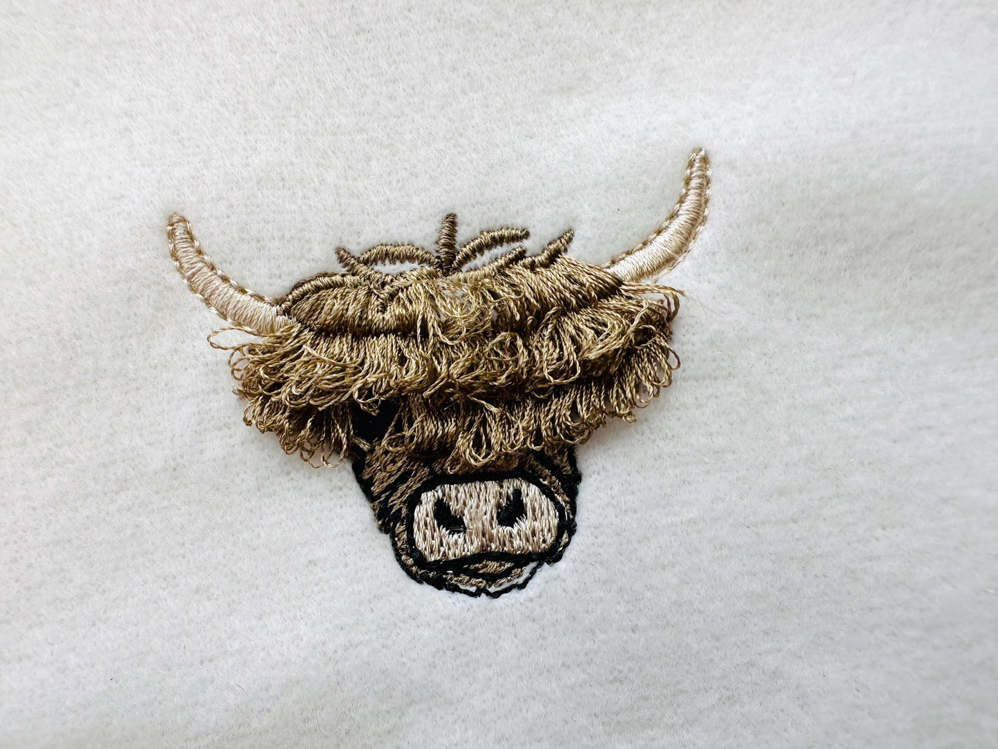 Mini Fringed Highland Cow