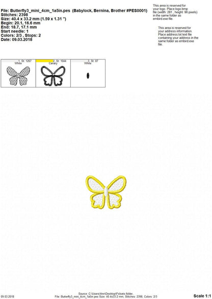 Mini Micro Wee Butterfly FSL