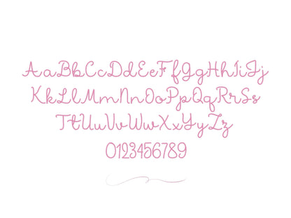 Extra Bold Chain Stitch Handwritten Font Olivia