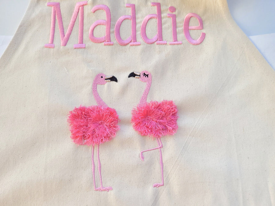 Cute Fringed Flamingo Set of 2