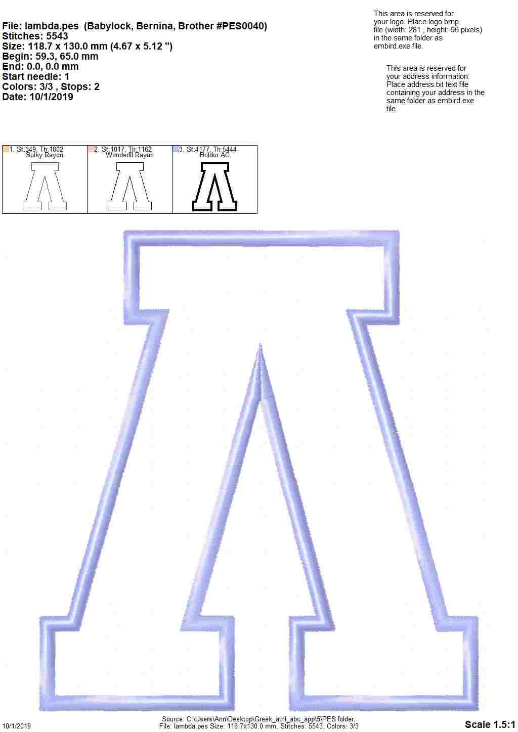 Sport Block Athletic Varsity Sororities Greek Font