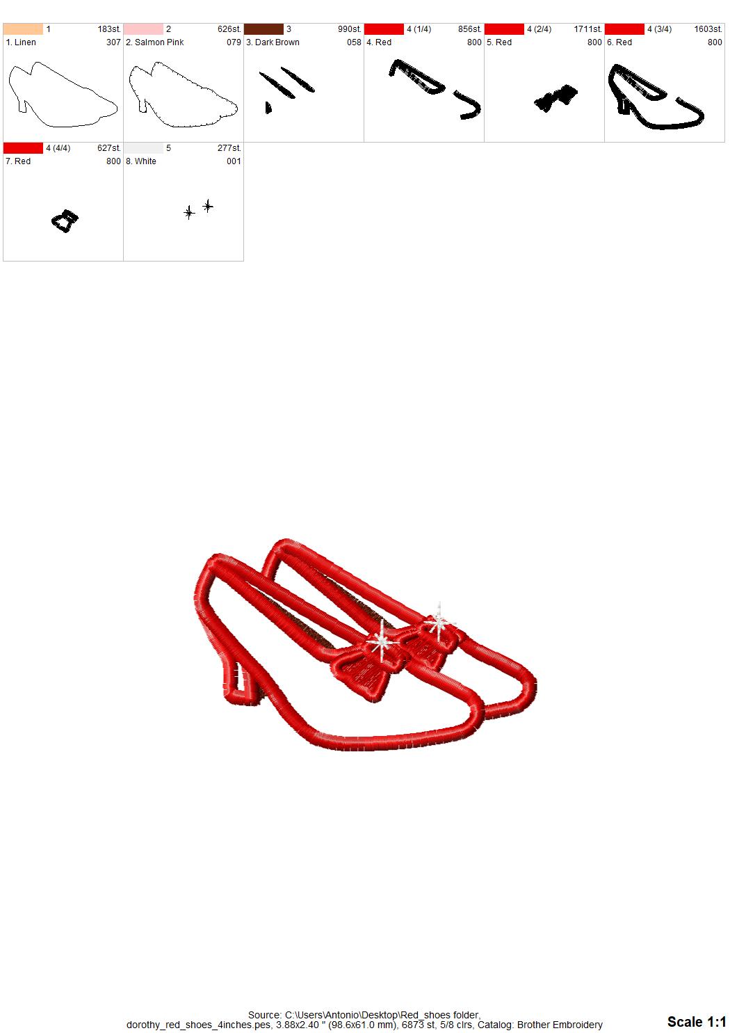 Dorothy Red Shoes