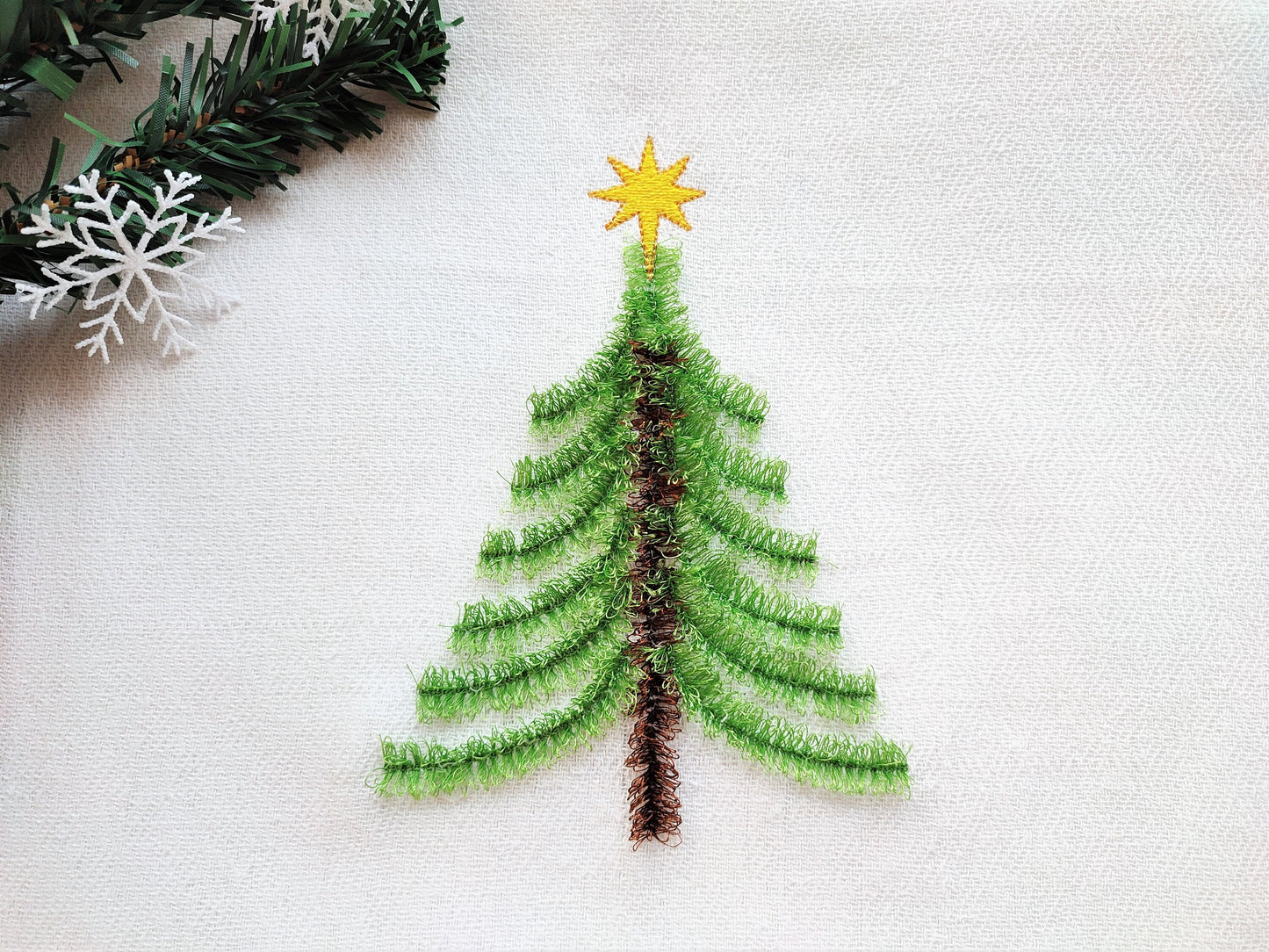 Boho Fringed Christmas Tree