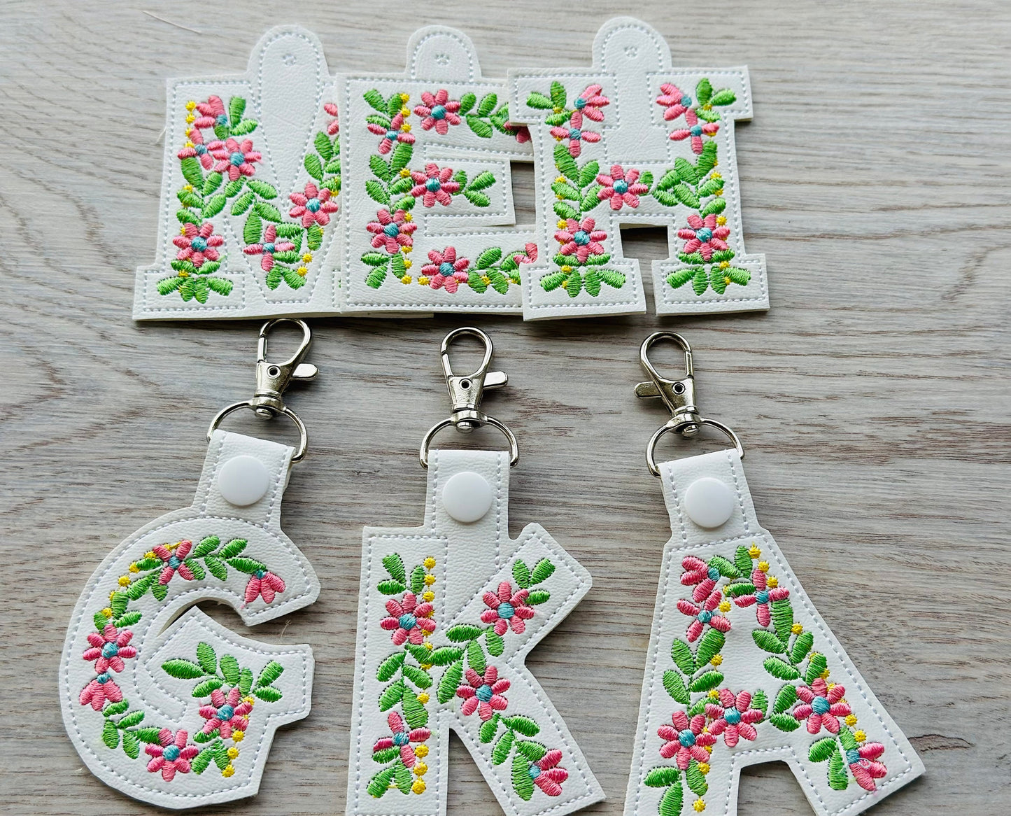 Floral Mini Flower Keychain