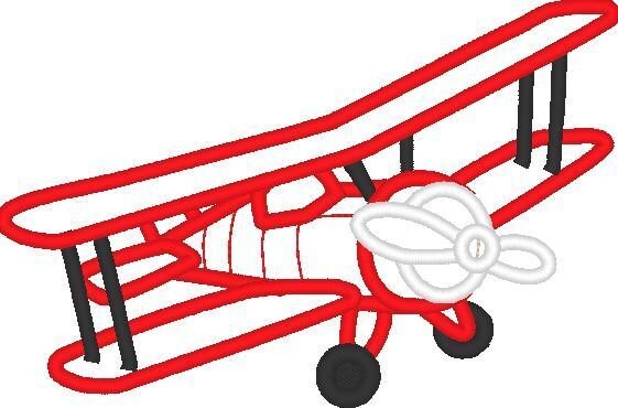 Single Airplane and with Banner Applique