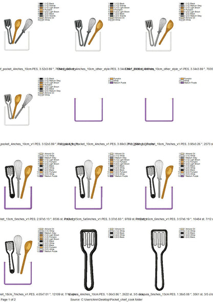 Christmas Cookies Chef Pocket
