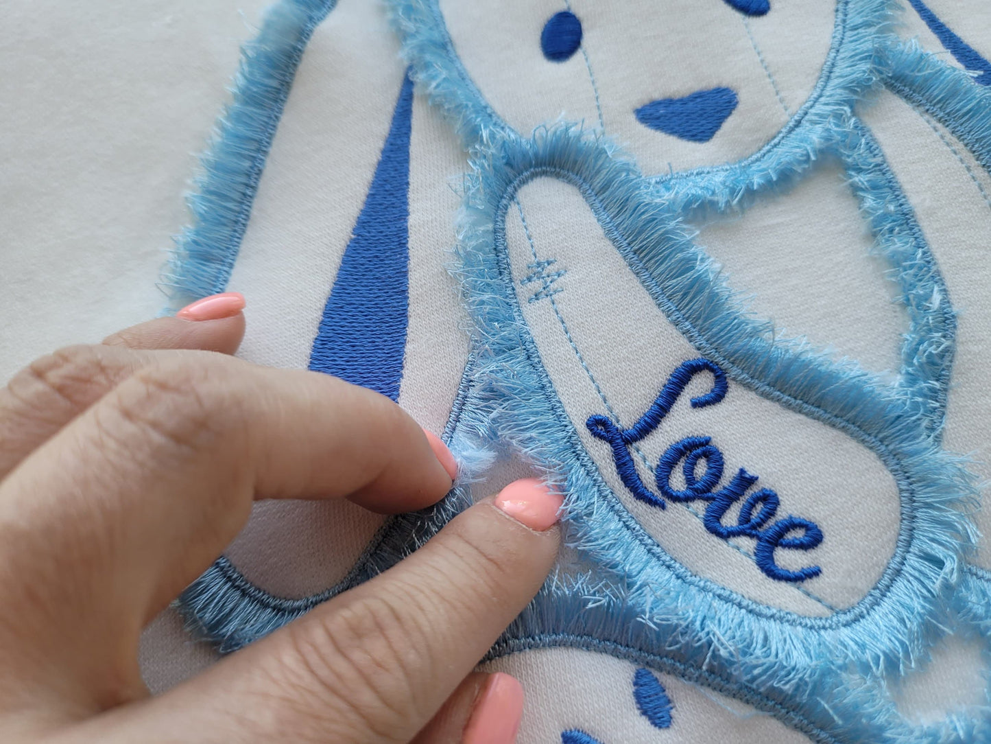 Fringed Bunny Baby Toy