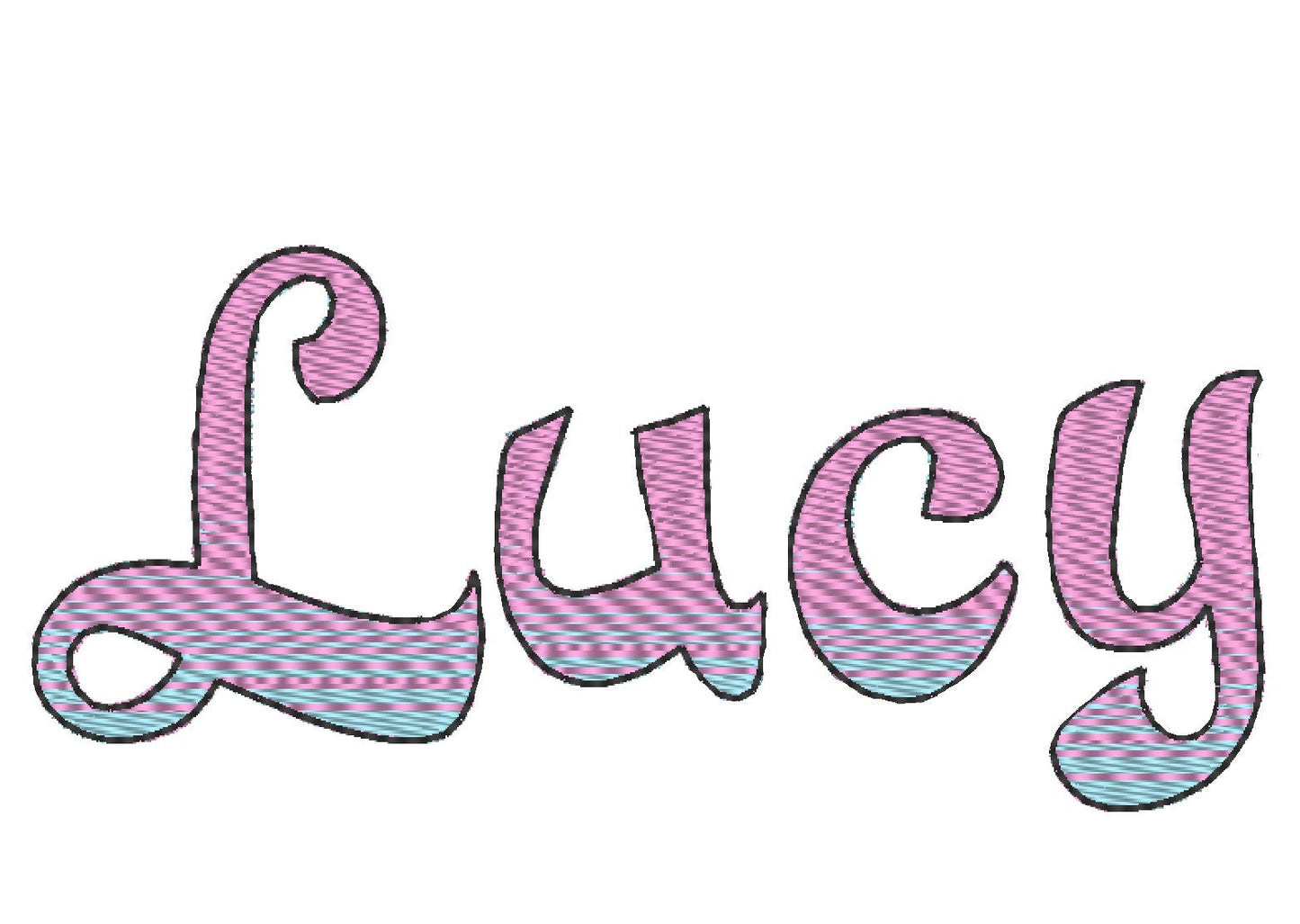 Iridescent Ombre 2-Color Font