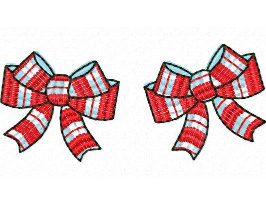 Mini Gingham Plaid Patterned Bow