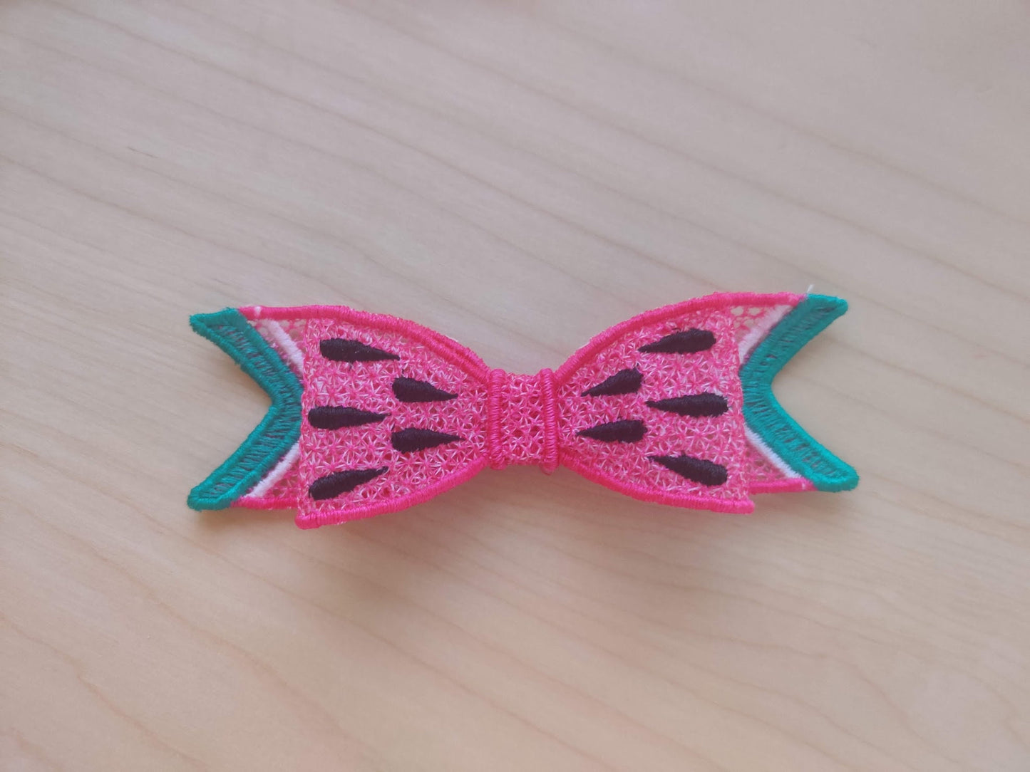 Watermelon Summer 3D Bow