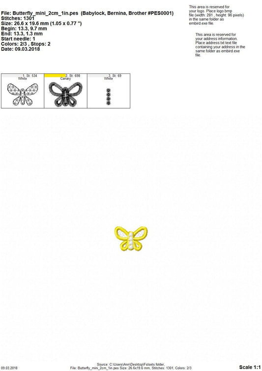 Mini Micro Wee Butterfly FSL