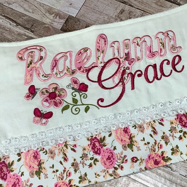 Little Butterfly and Flower Applique