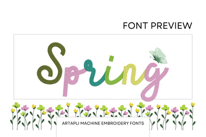 Fill Stitch Handwritten Font Tala