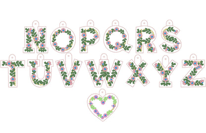 Floral Mini Flower Keychain