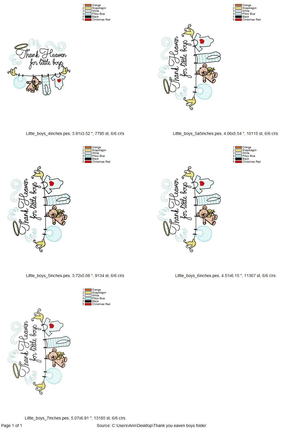 Thank Heaven For Little Boys