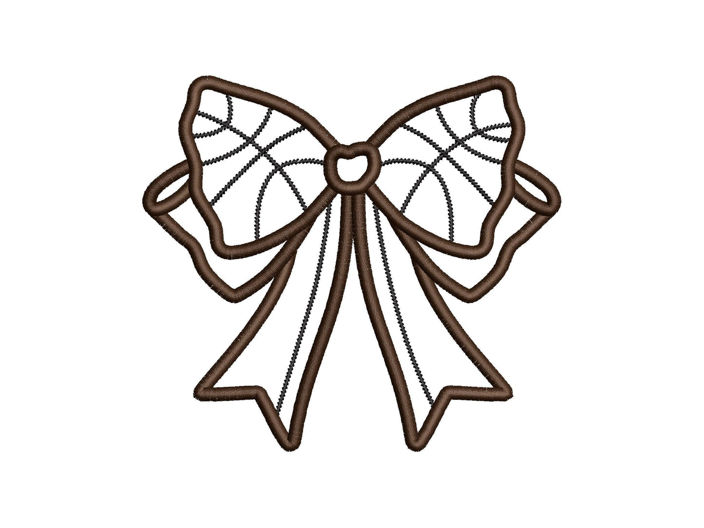 Basketball Side Bow Applique