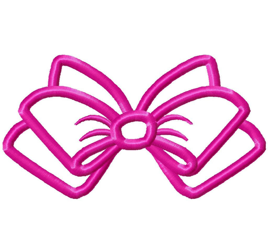 Christmas BOW machine embroidery applique designs, many sizes