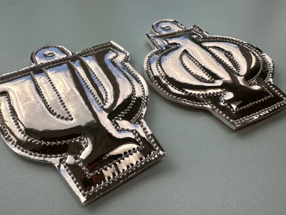 Puffy Puff Foam Greek Monogram Keychain