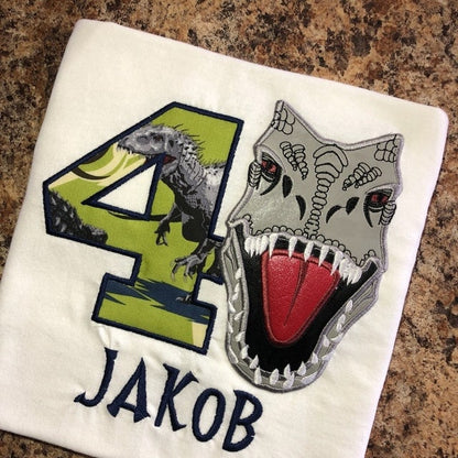 T-Rex Indominus Face Applique