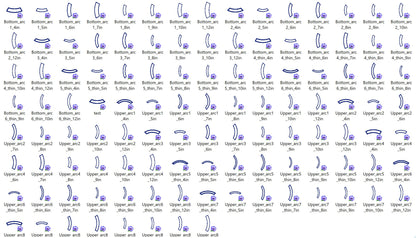 Arc Shape for Rocker and Mini Font
