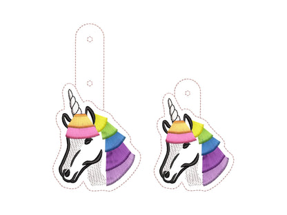 Magic Unicorn Fringed Keychain