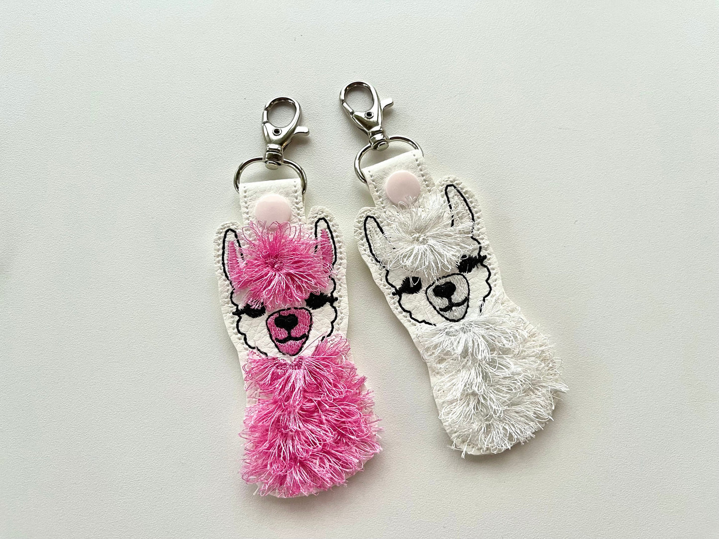 Fringed Llama Keychain