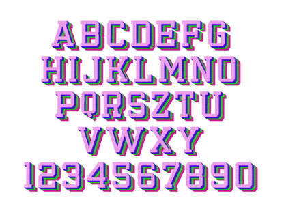 Extra Shadow Pop Art Varsity Block Font