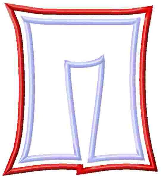 2 Layers Sororities Fancy Greek Font