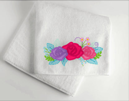 Shabby Chic 3 Rose Floral Bouquet