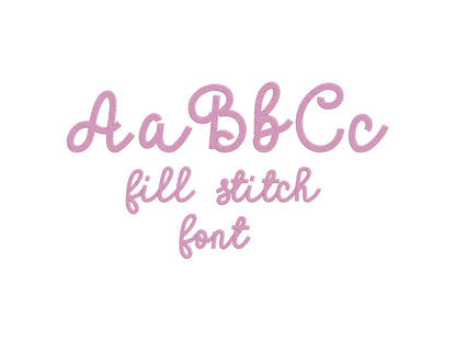 Fill Stitch Handwritten Font Tala