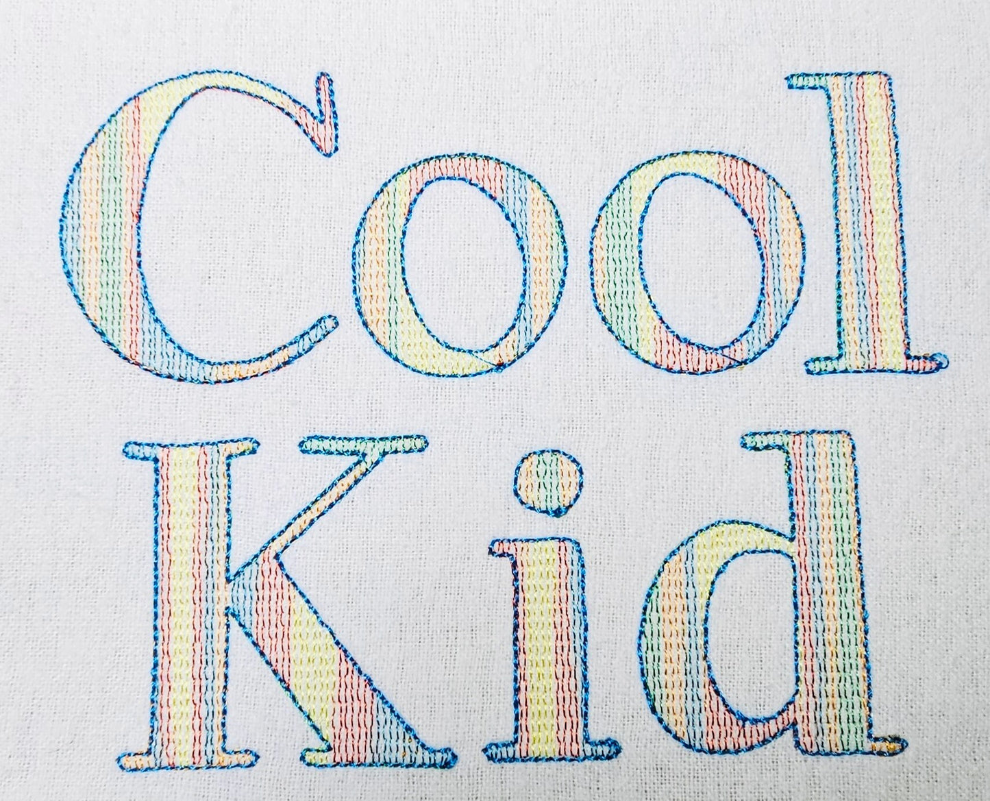 Quick Light Stitch City Font