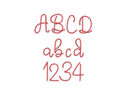 Candy Cane Twist Font