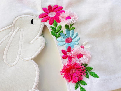 Little Easter Bunny Fringed Flower