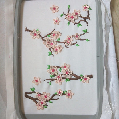 Cherry Branch and Flower FSL