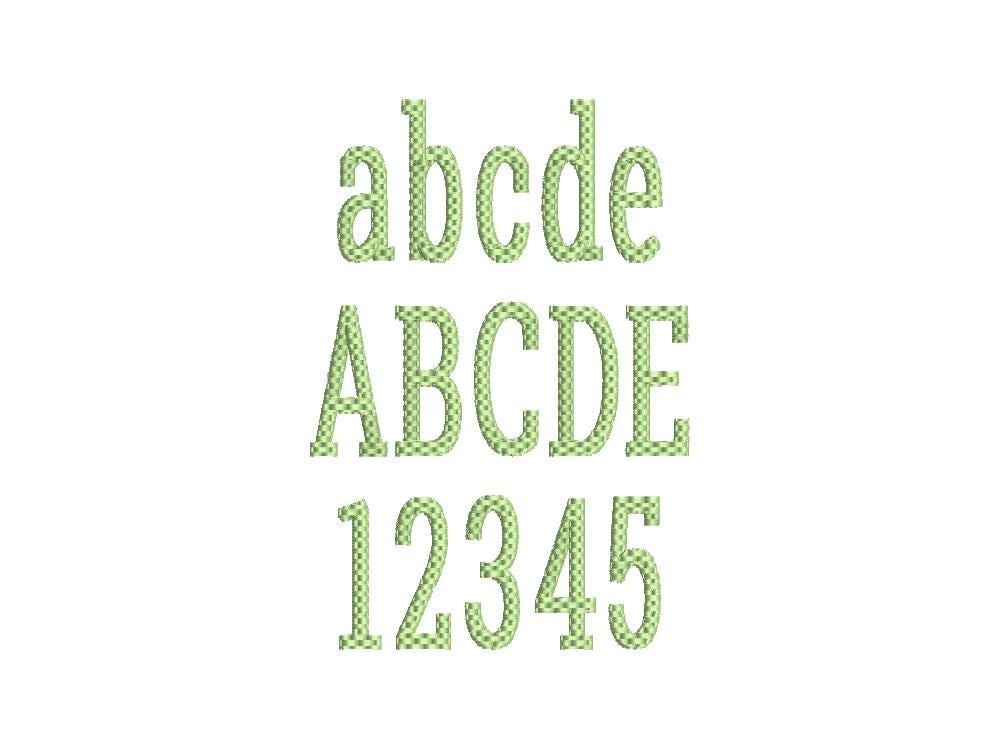 Block Narrow Waffle Textured Font