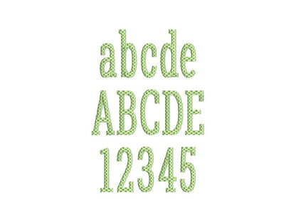 Block Narrow Waffle Textured Font