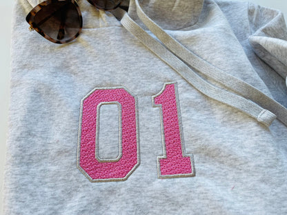 Faux Chenille Sport Block Font