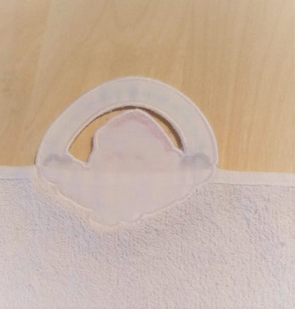 Santa Claus Towel Hanging Hole Topper