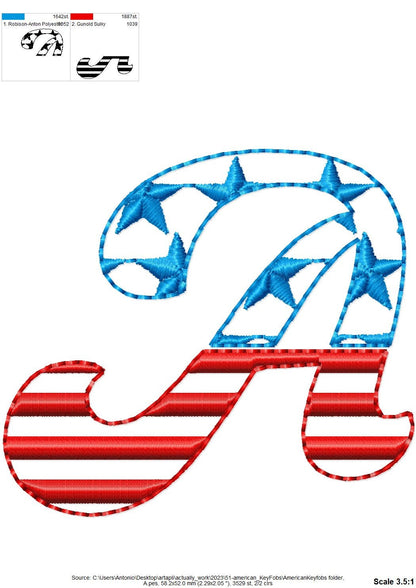 Patriotic Cursive Font Stars And Stripes