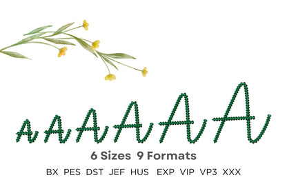 Extra Bold Chain Stitch Handwritten Font Cookie