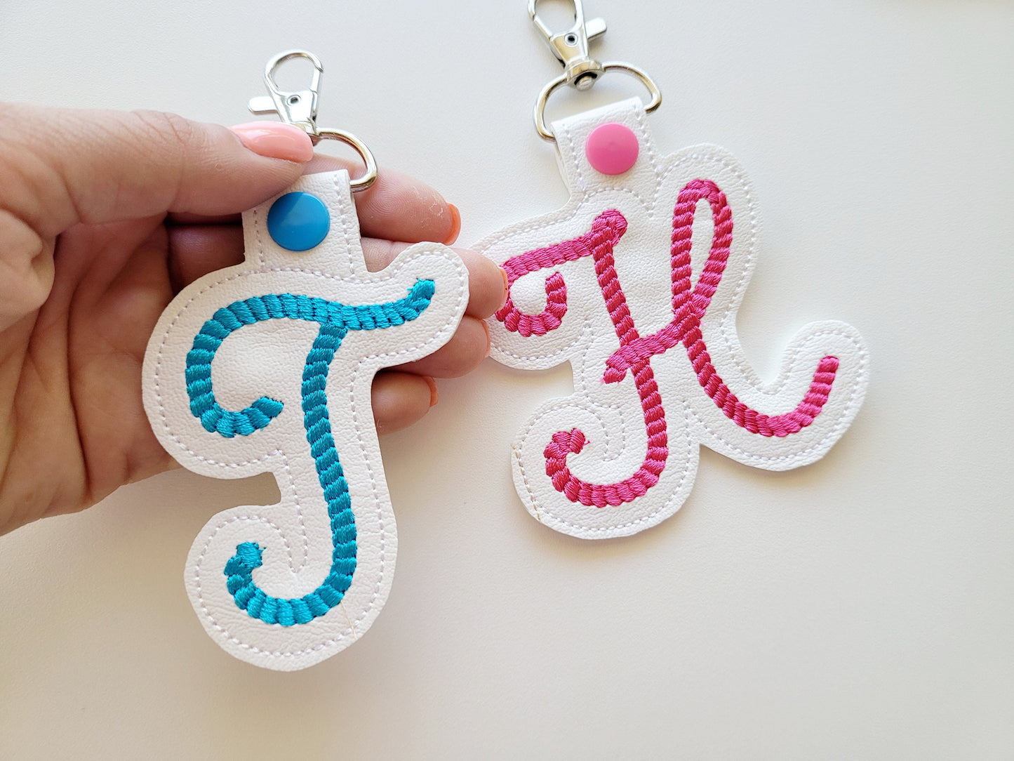 Rope Monogram Keychain