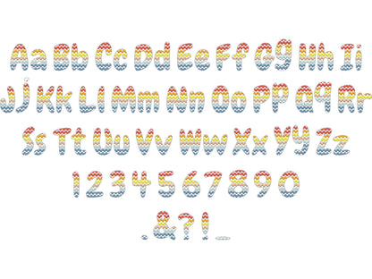 Ric Rac Patterned Font