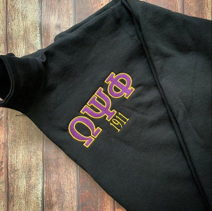 Fill Stitch Sororities Greek Font