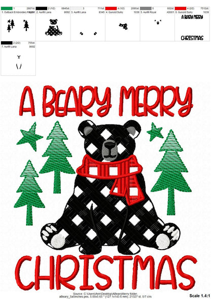 A Beary Merry Christmas Kitchen Towel Set