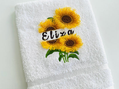 Split Sunflower and mini Font SET Fringed Fluffy Fringe Flower machine