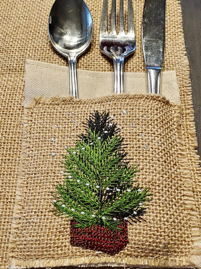 Rustic Old Fashioned Christmas Tree